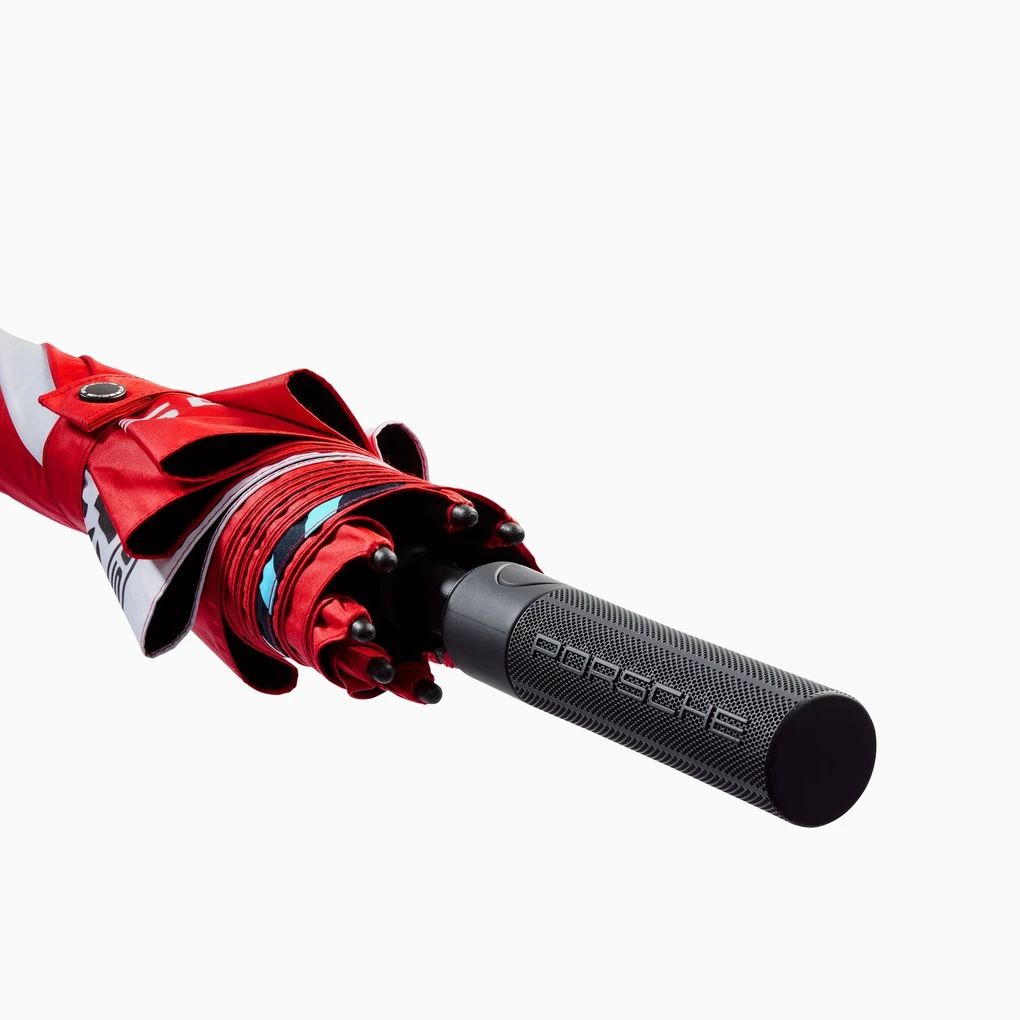 Porsche Martini Racing Regenschirm in Weiss/Rot/Blau