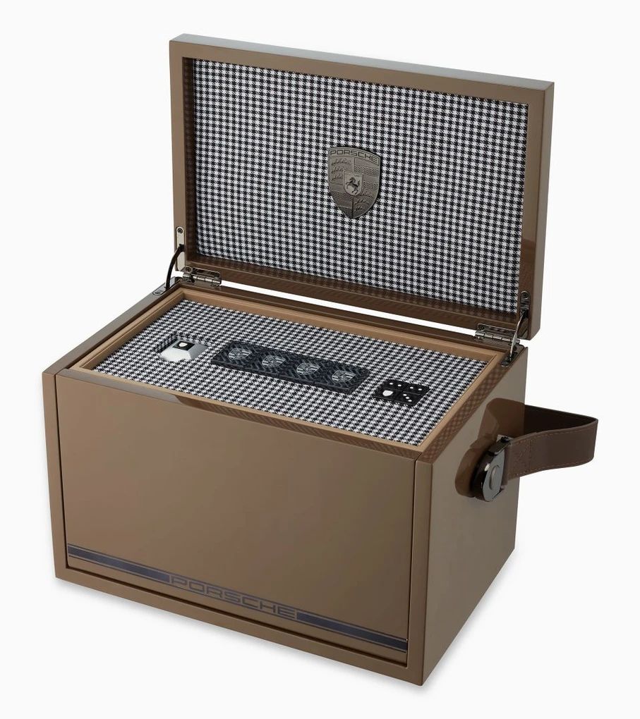 Porsche Mahjong Spiel in einer Holzbox