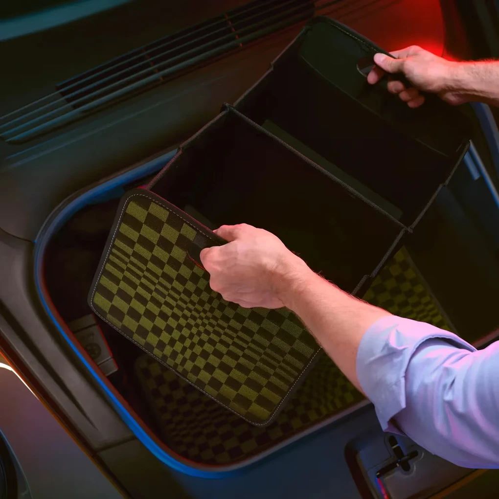 Komplettset faltbare Kofferraumbox - Pascha Schwarz/Olive Neo