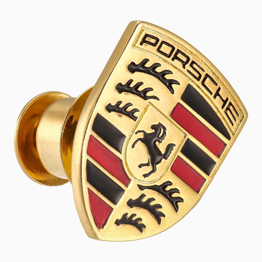 Porsche Button Wappen