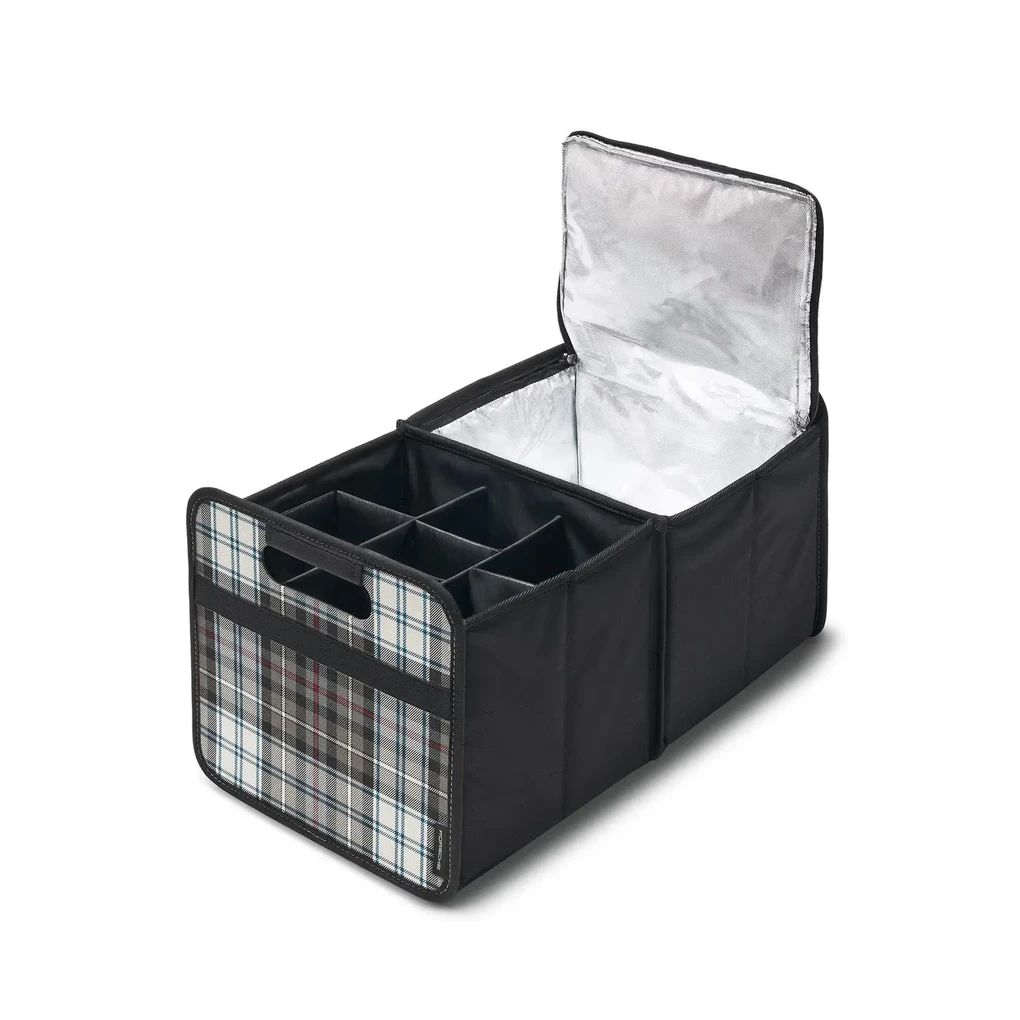 Komplettset faltbare Kofferraumbox - Turbo 50 Schottenkaro